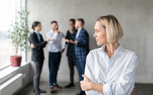 an employee feeling isolated from their colleagues